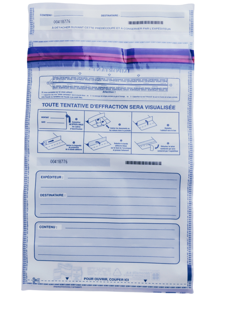 Enveloppes sécurisées Cadres "Expéditeur / Destinataire"