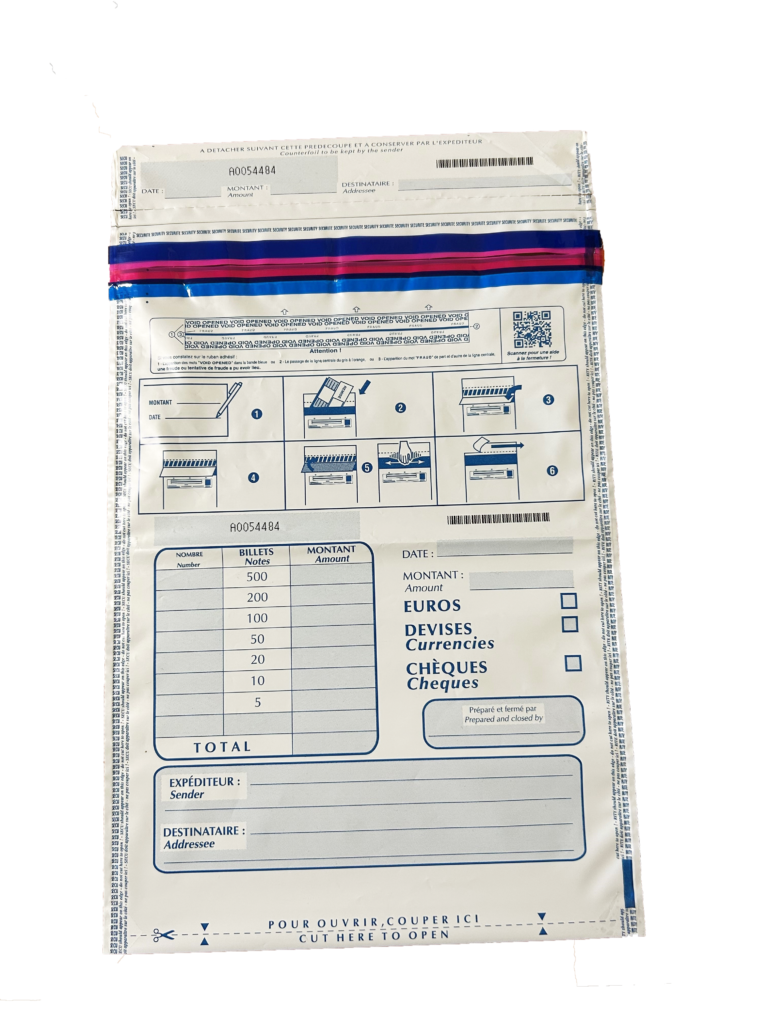 Pochettes billets ou chèques